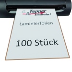 Laminierfolien DIN A2, 150 mic Gesamtstärke (2x75 micron), glänzend, 